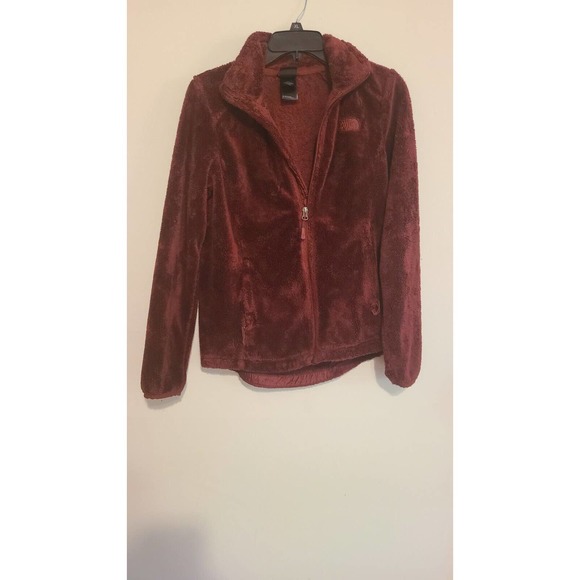 The North Face Burgundy Osito fleece Jacket - Picture 1 of 7